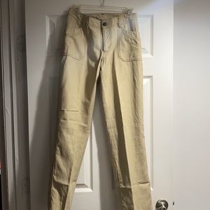 Patagonia’s Hemp pants, tan color